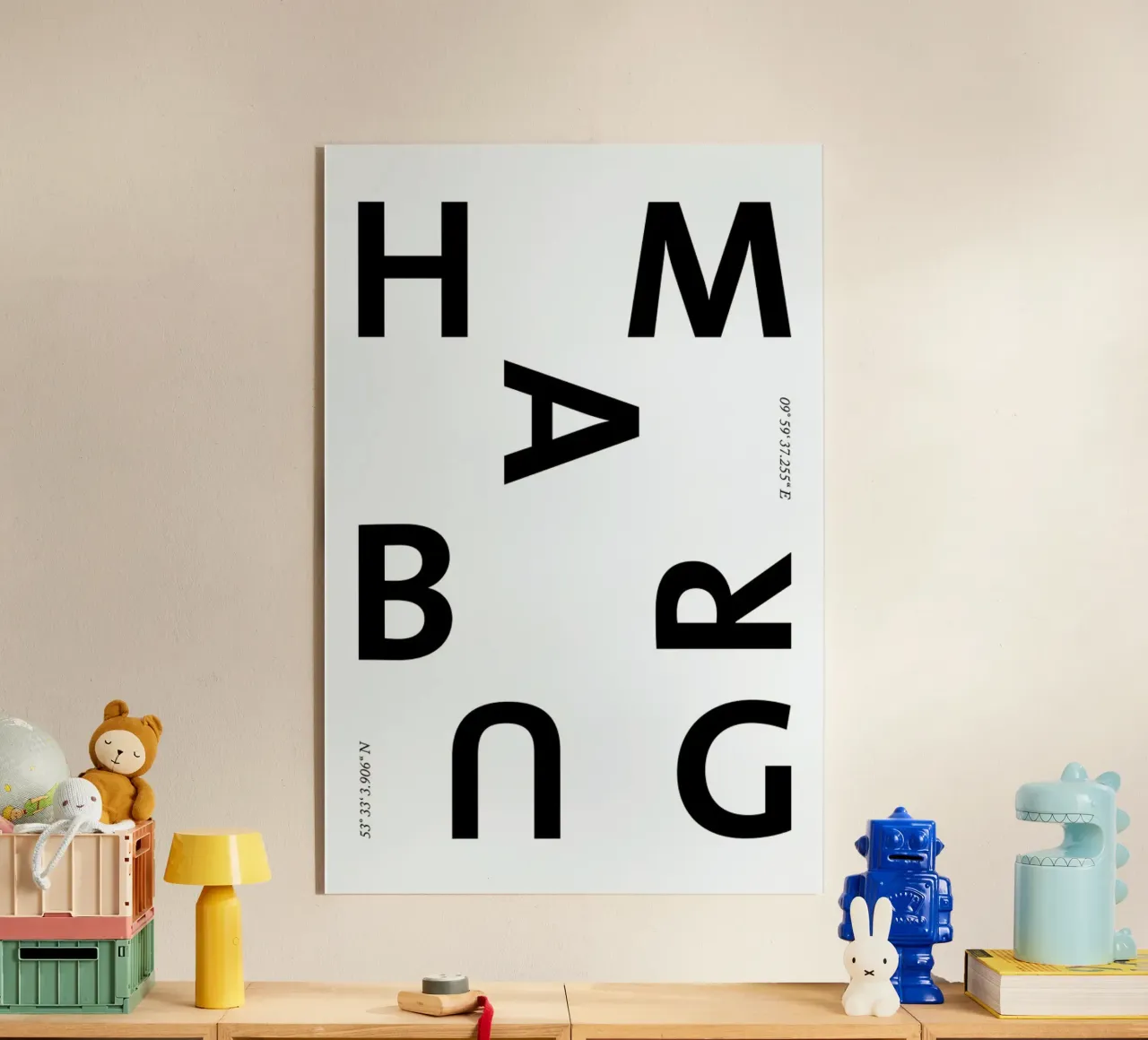 Cities - Hamburg plexiglass da typealive