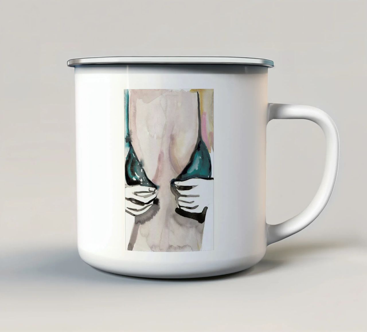 Lucky Spark tazza in smalto da Victoria Verbaan