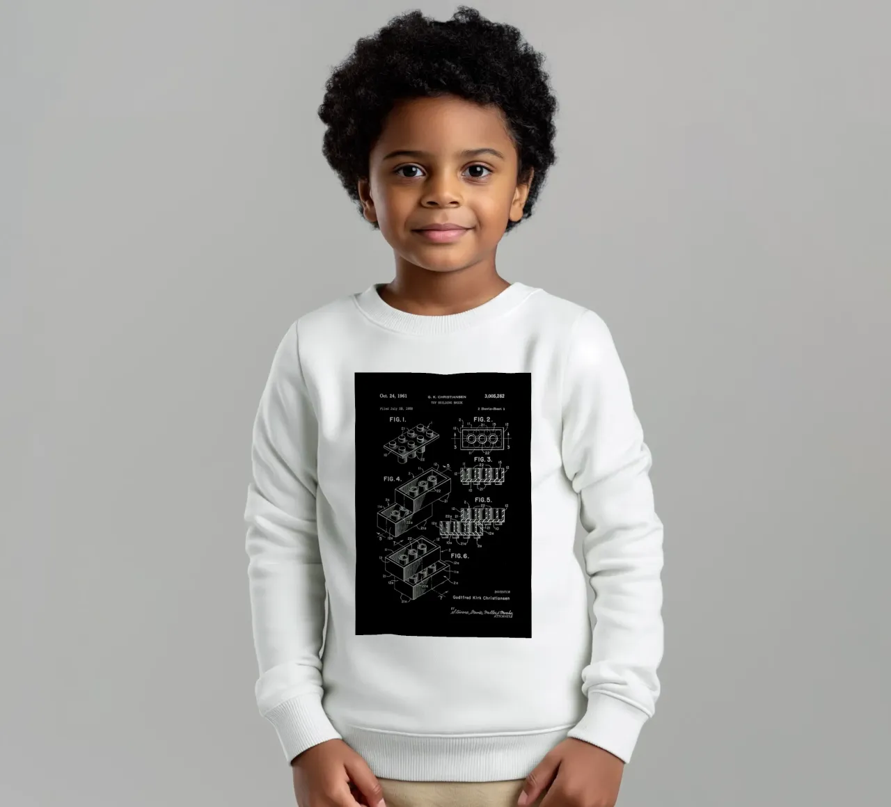 Lego PRINT WB felpa bambino da Florent Bodart