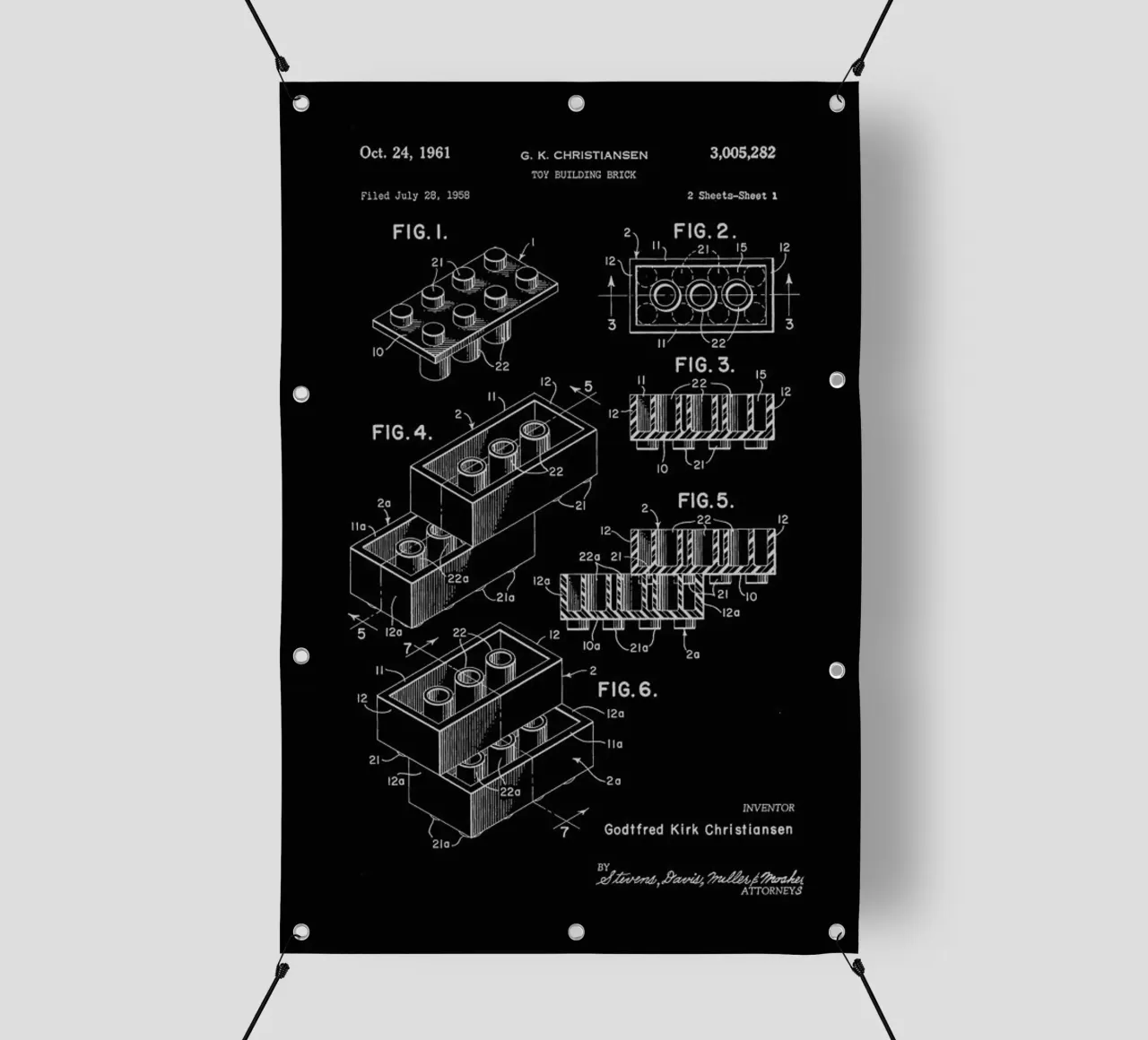 Lego PRINT WB telo in pvc da Florent Bodart