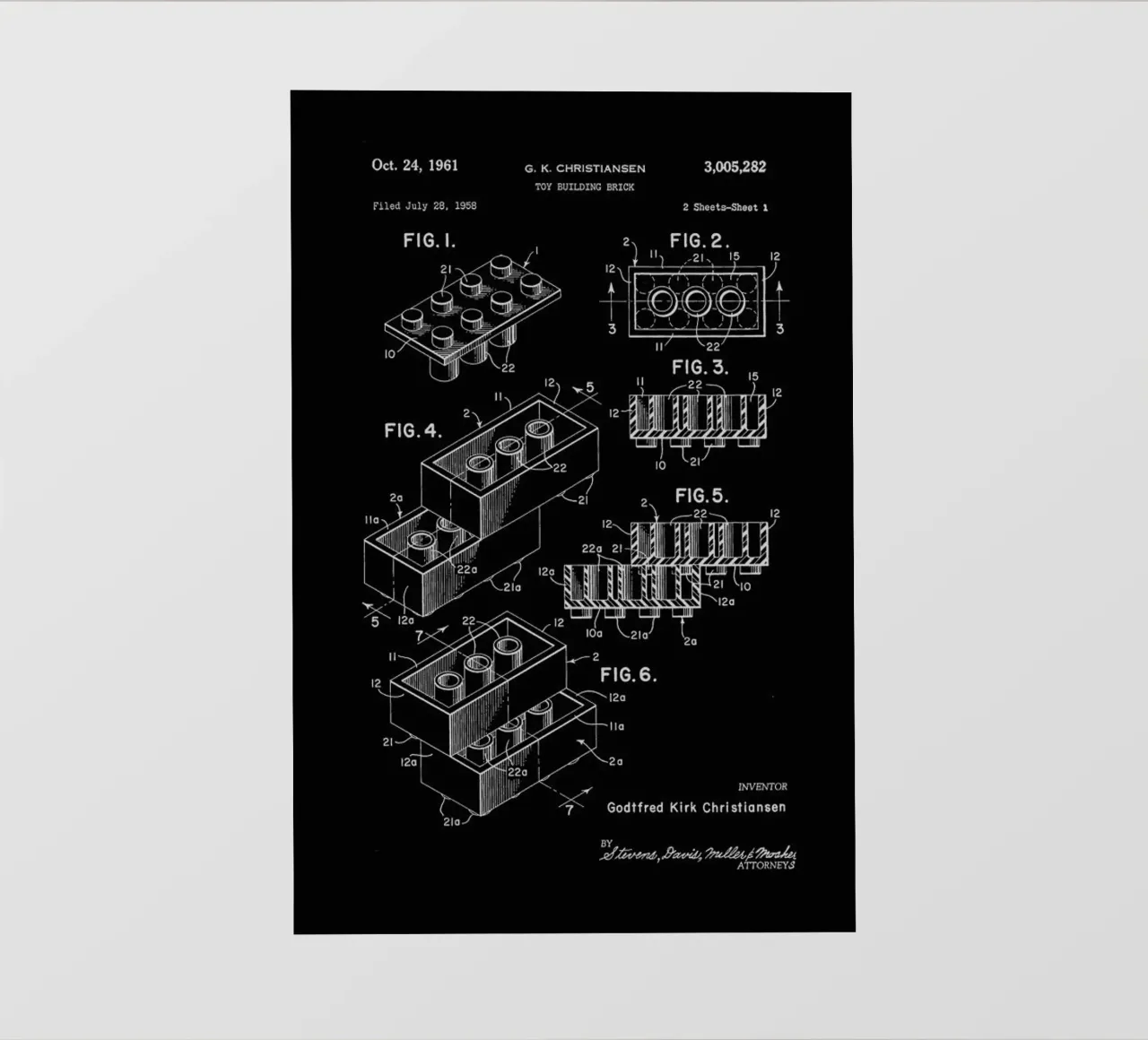 Lego PRINT WB telo in pvc da Florent Bodart