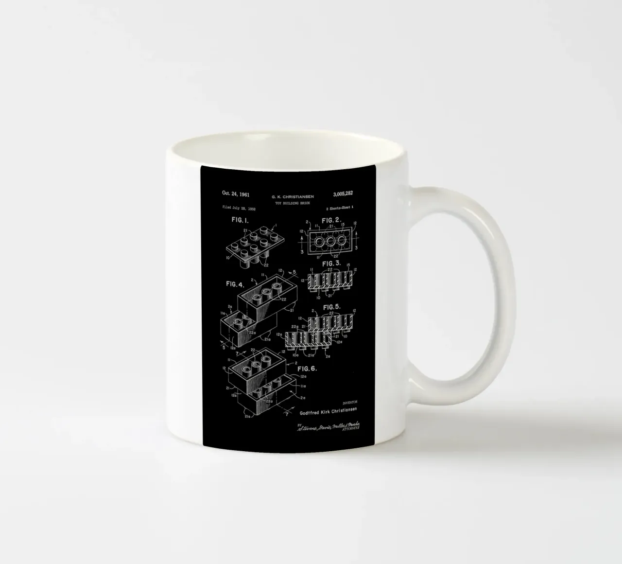 Lego PRINT WB tazza in ceramica da Florent Bodart
