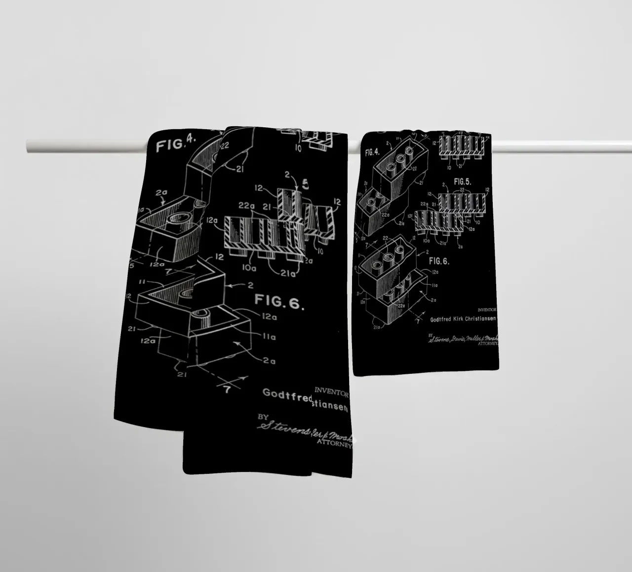Lego PRINT WB asciugamano da bagno da Florent Bodart