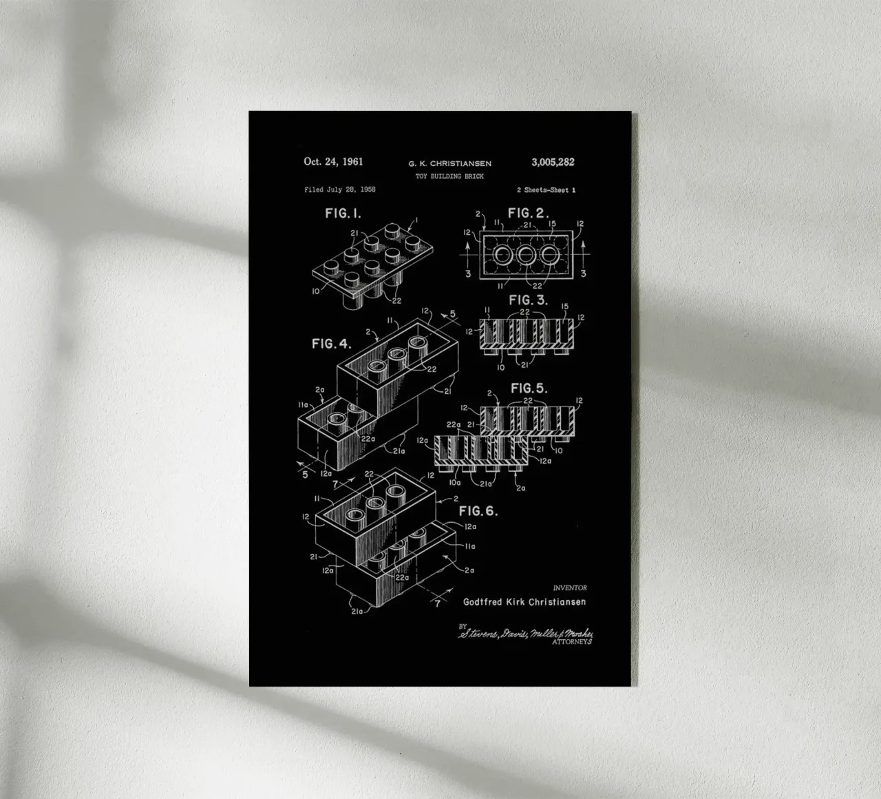 Lego PRINT WB plexiglass da Florent Bodart