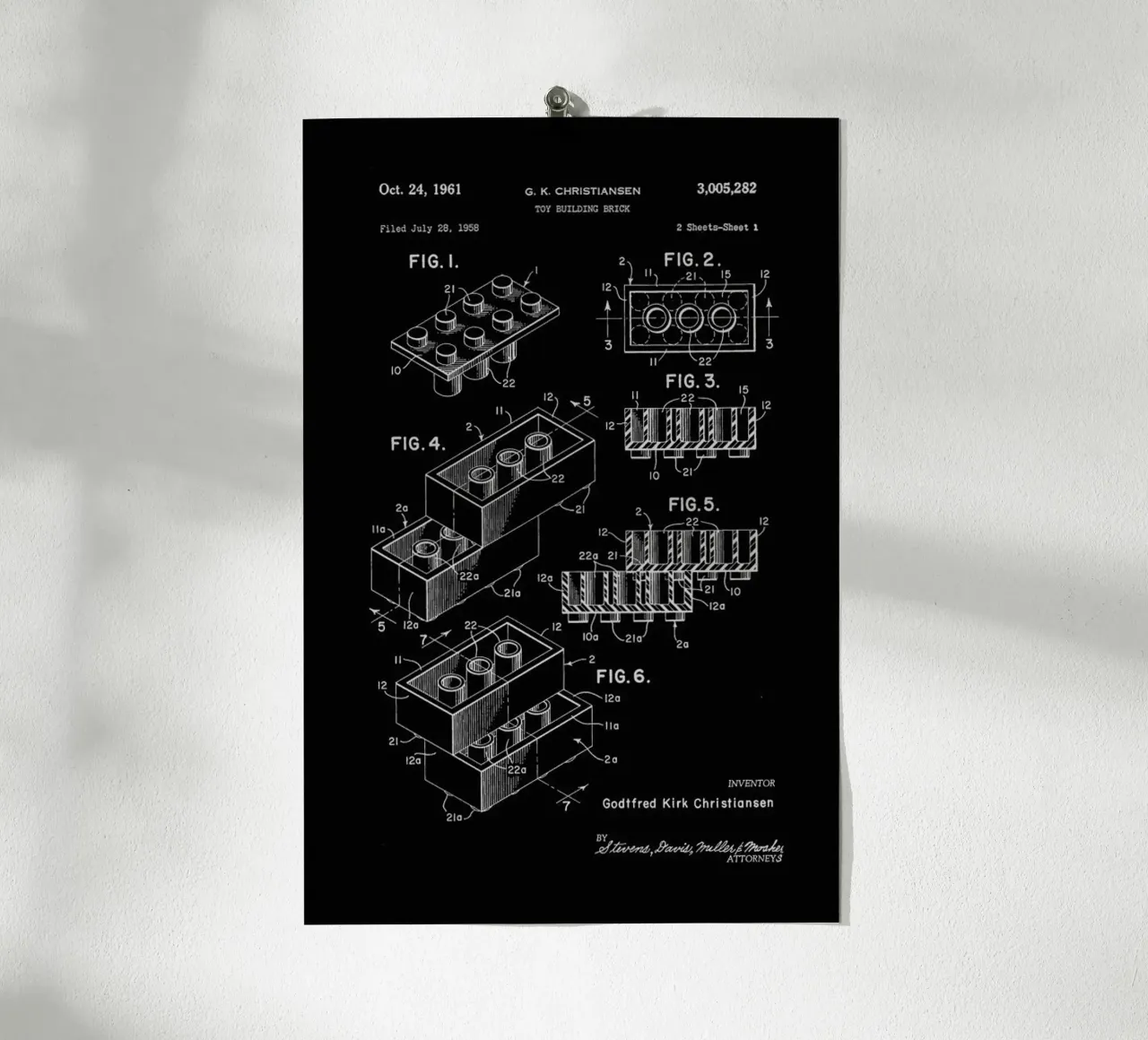 Lego PRINT WB poster da Florent Bodart