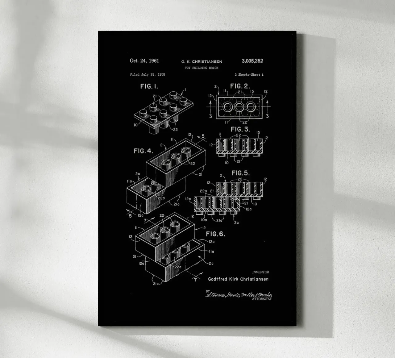 Lego PRINT WB poster da Florent Bodart