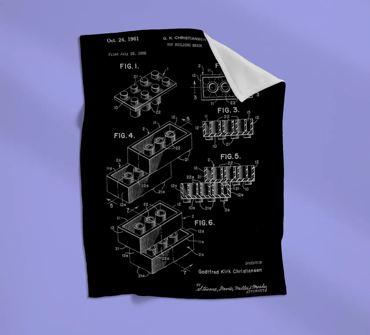 Lego PRINT WB coperta in pile da Florent Bodart