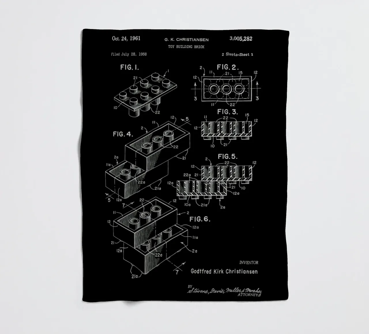 Lego PRINT WB coperta in pile da Florent Bodart