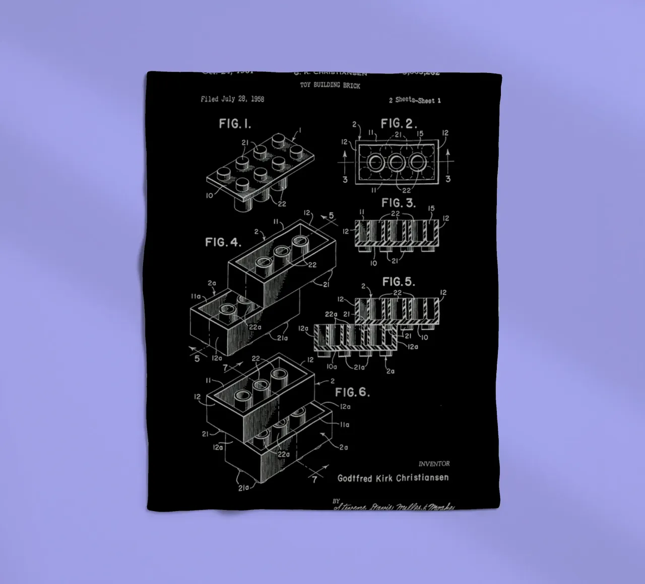 Lego PRINT WB coperta in pile da Florent Bodart