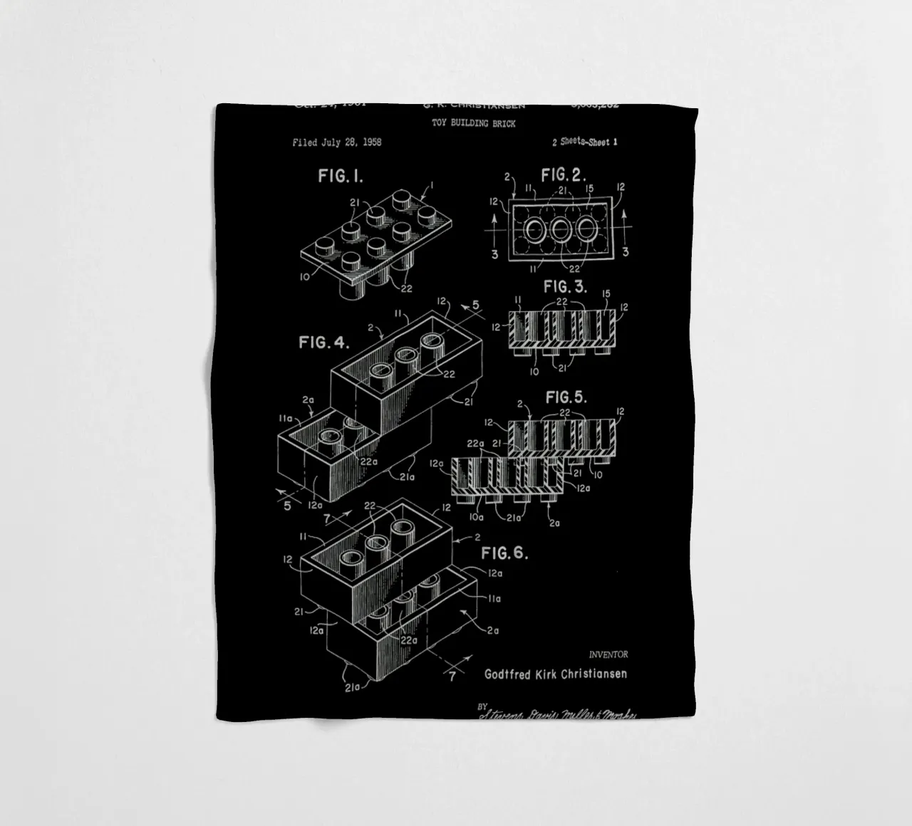 Lego PRINT WB coperta in pile da Florent Bodart