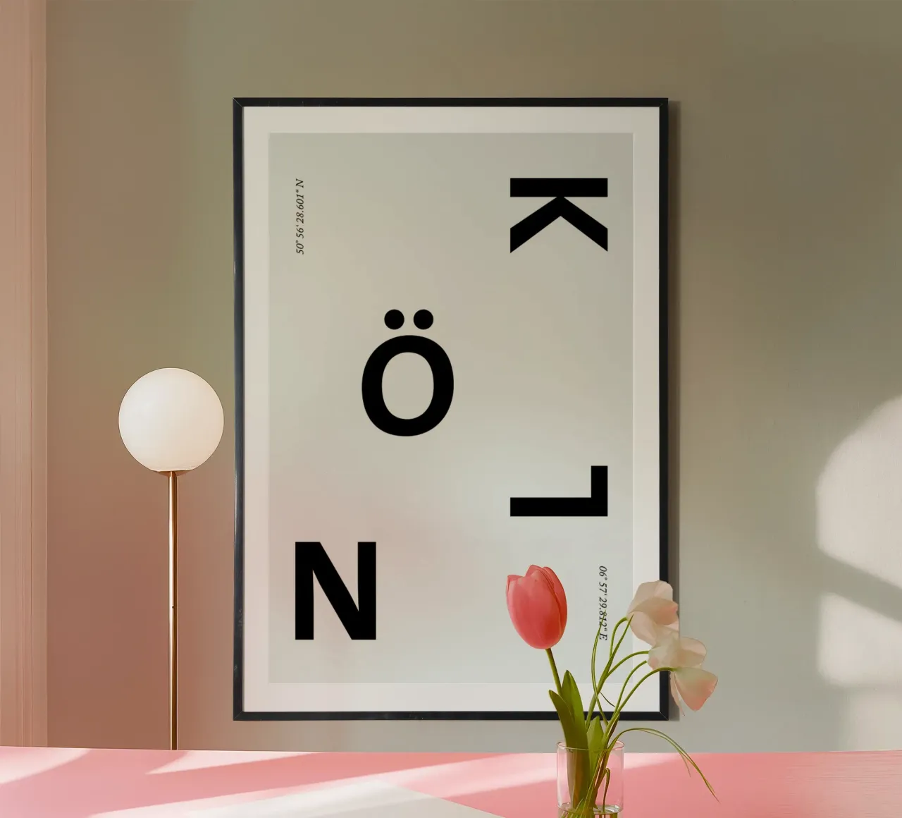 Cities - Köln poster da typealive