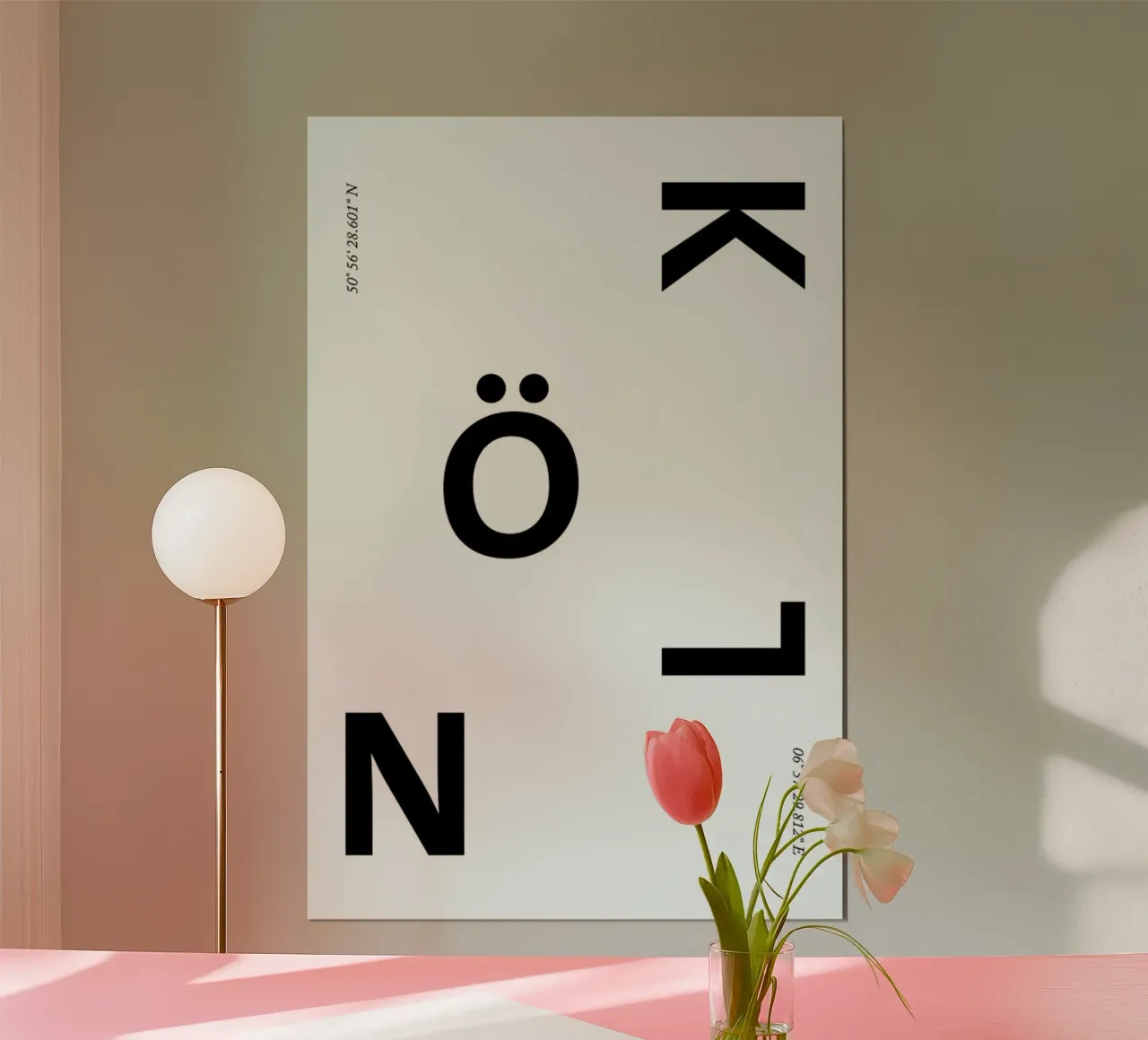 Cities - Köln poster da typealive