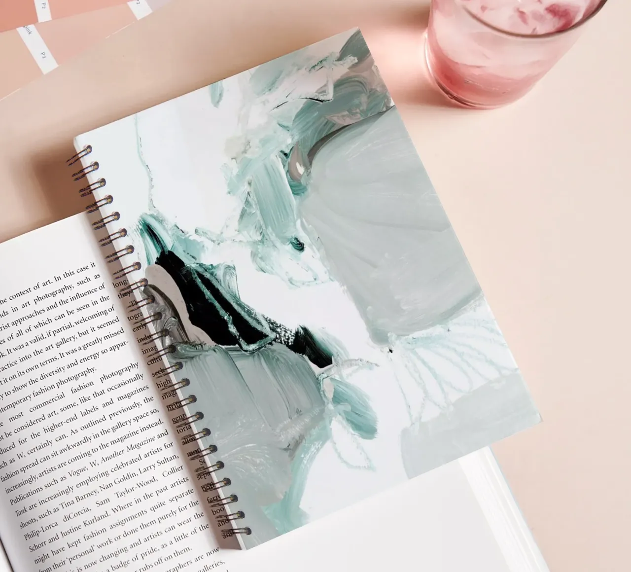 Abstract Painting XX spiral notebook by IRIS LEHNHARDT FINE ART