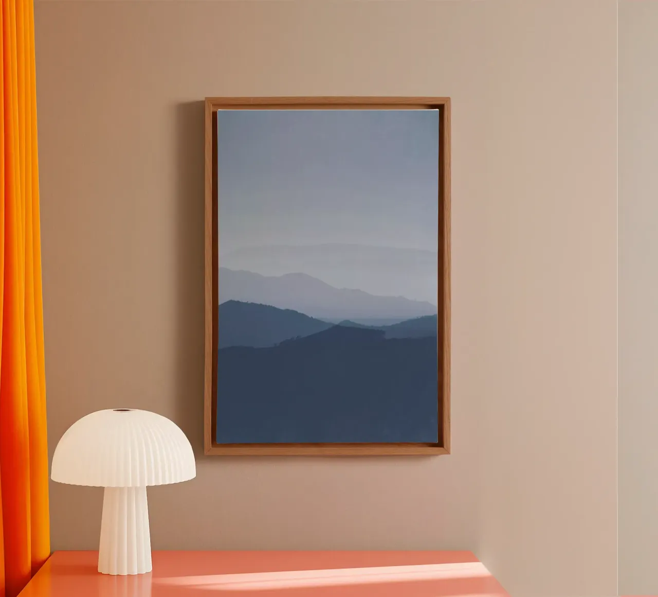 Morning Blues canvas by Ingrid Beddoes