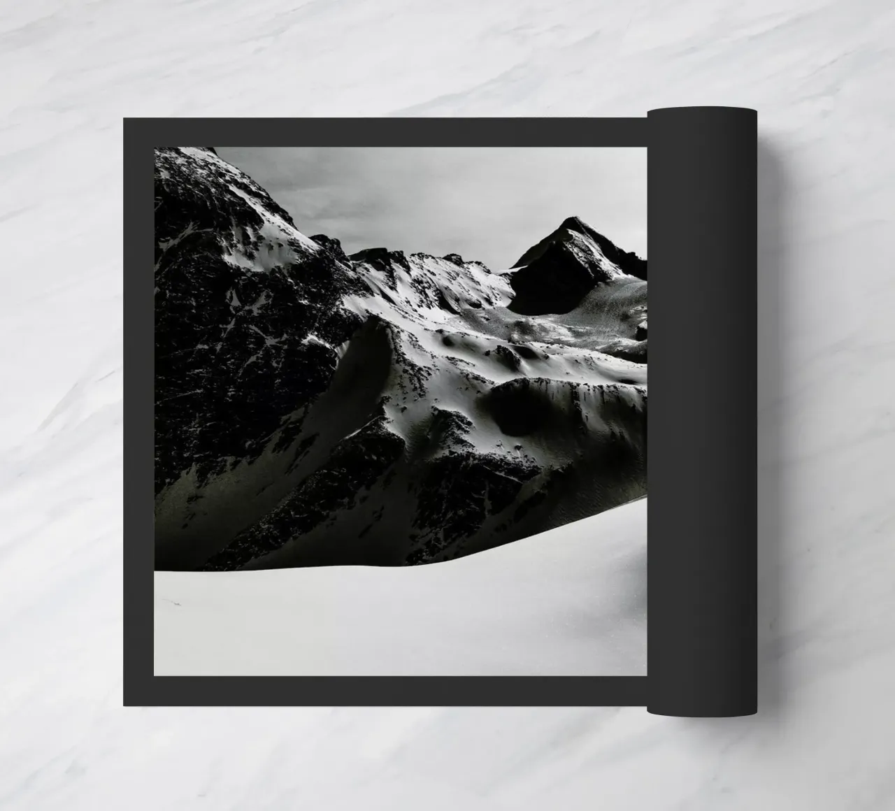 Mountains V doormat by Sebastian Hilgetag