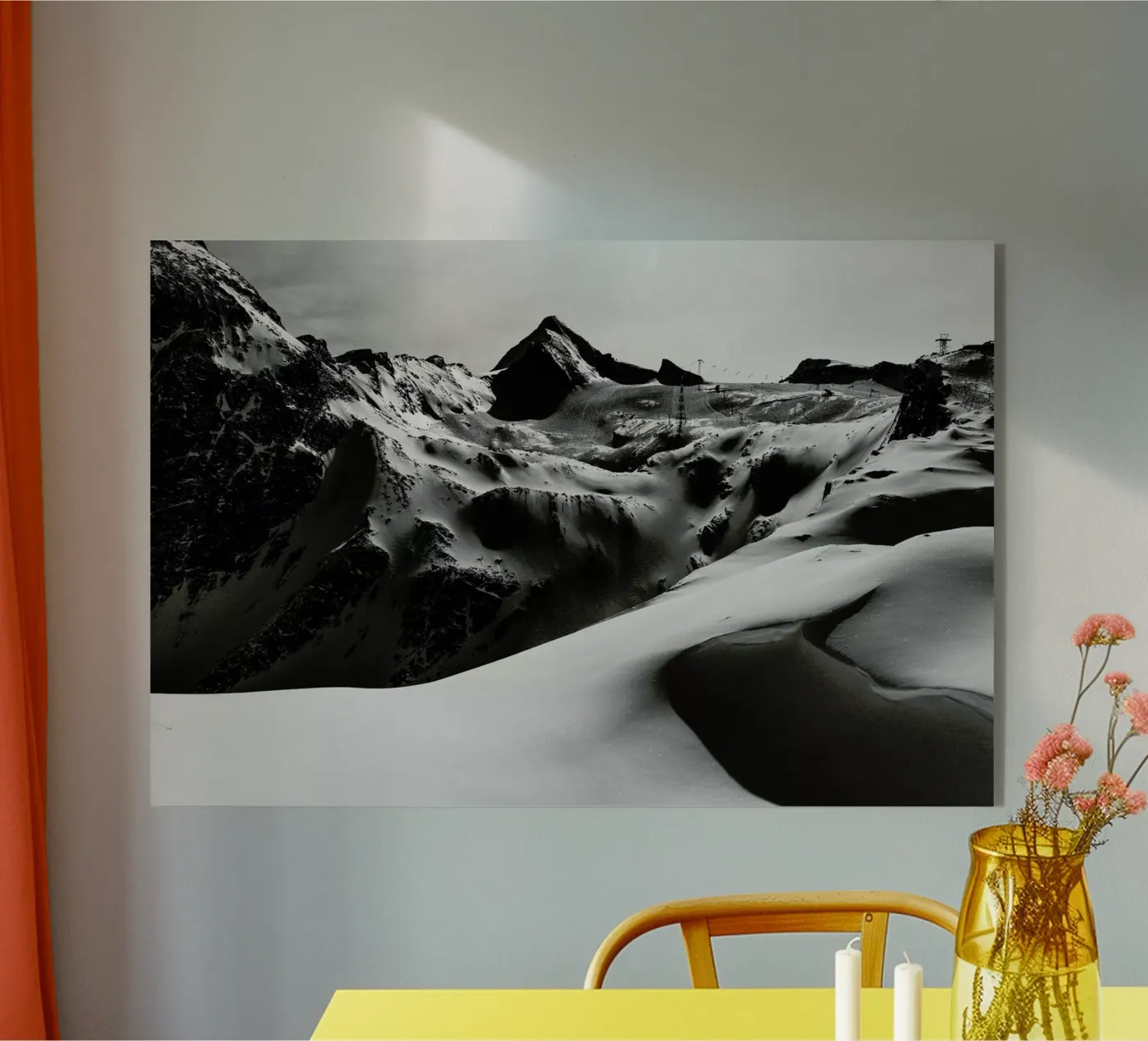 Mountains V Acryl-Glas von Sebastian Hilgetag