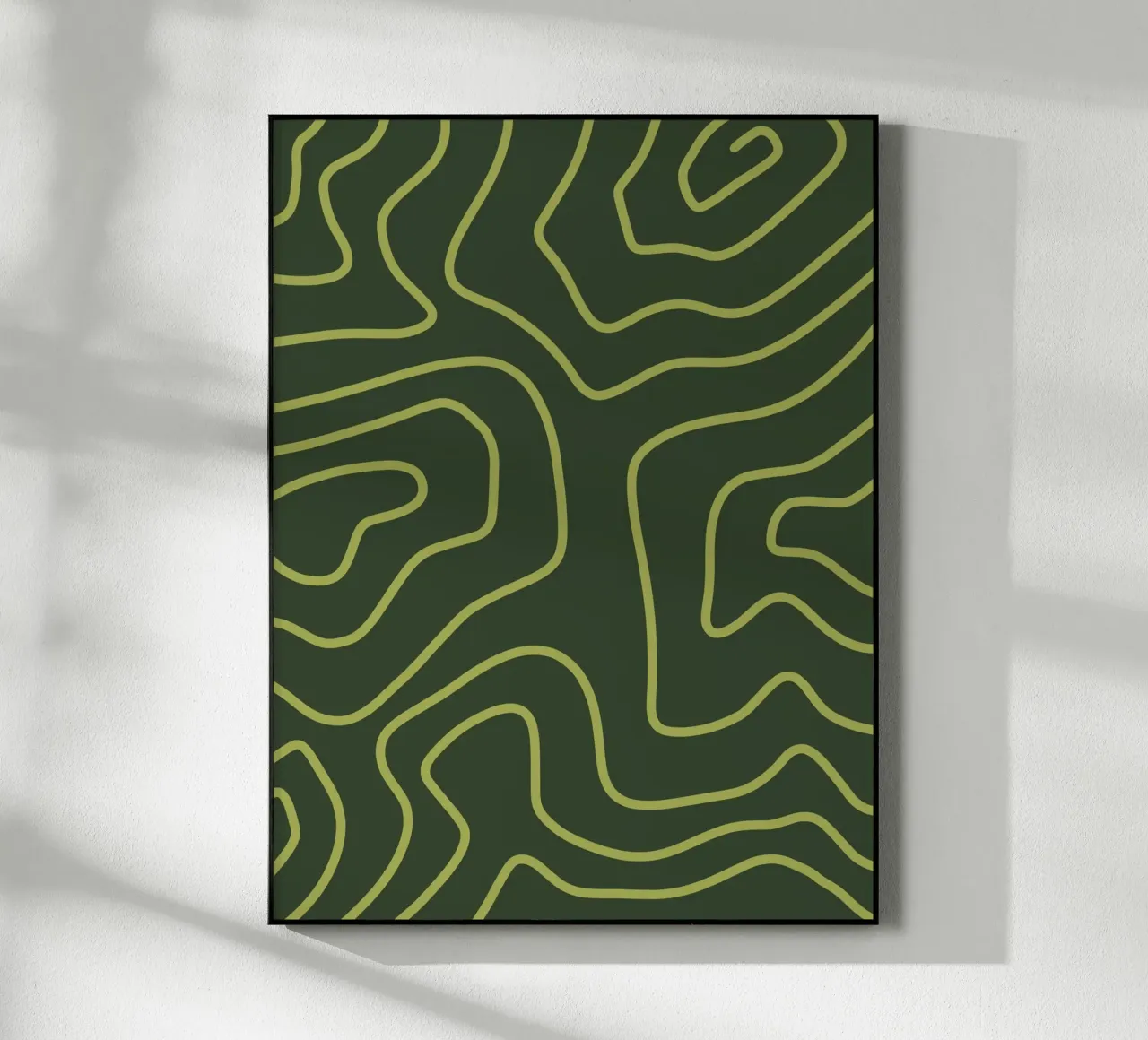 Linee verdi minimaliste plexiglass da MODERN NUANCE
