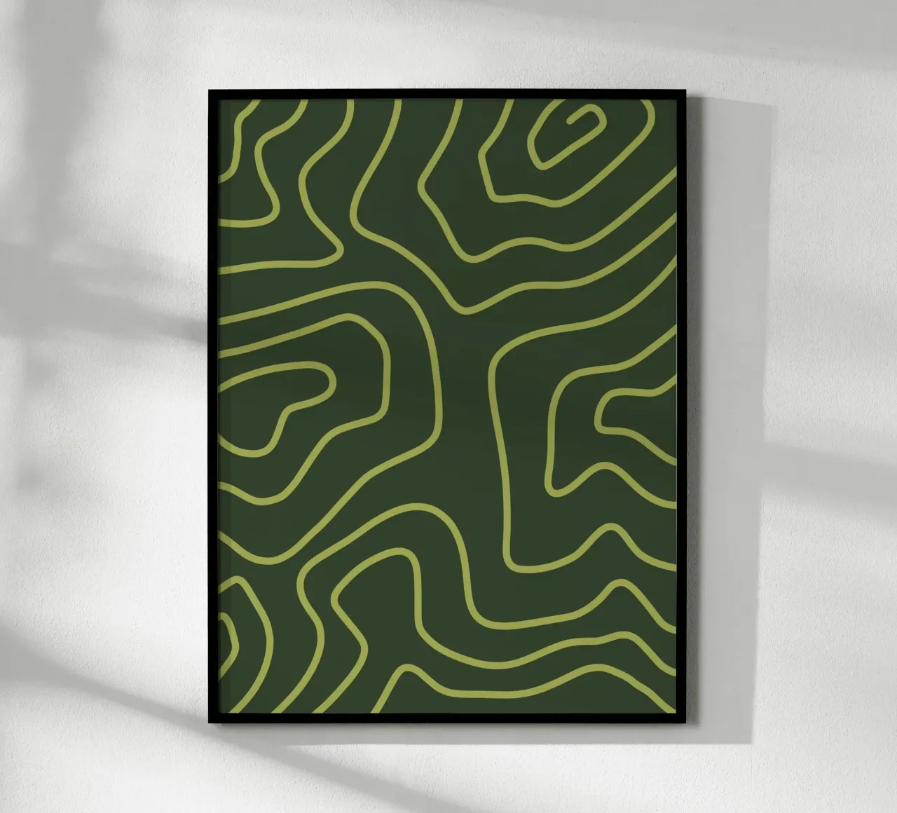 Linee verdi minimaliste carta hahnemühle da MODERN NUANCE
