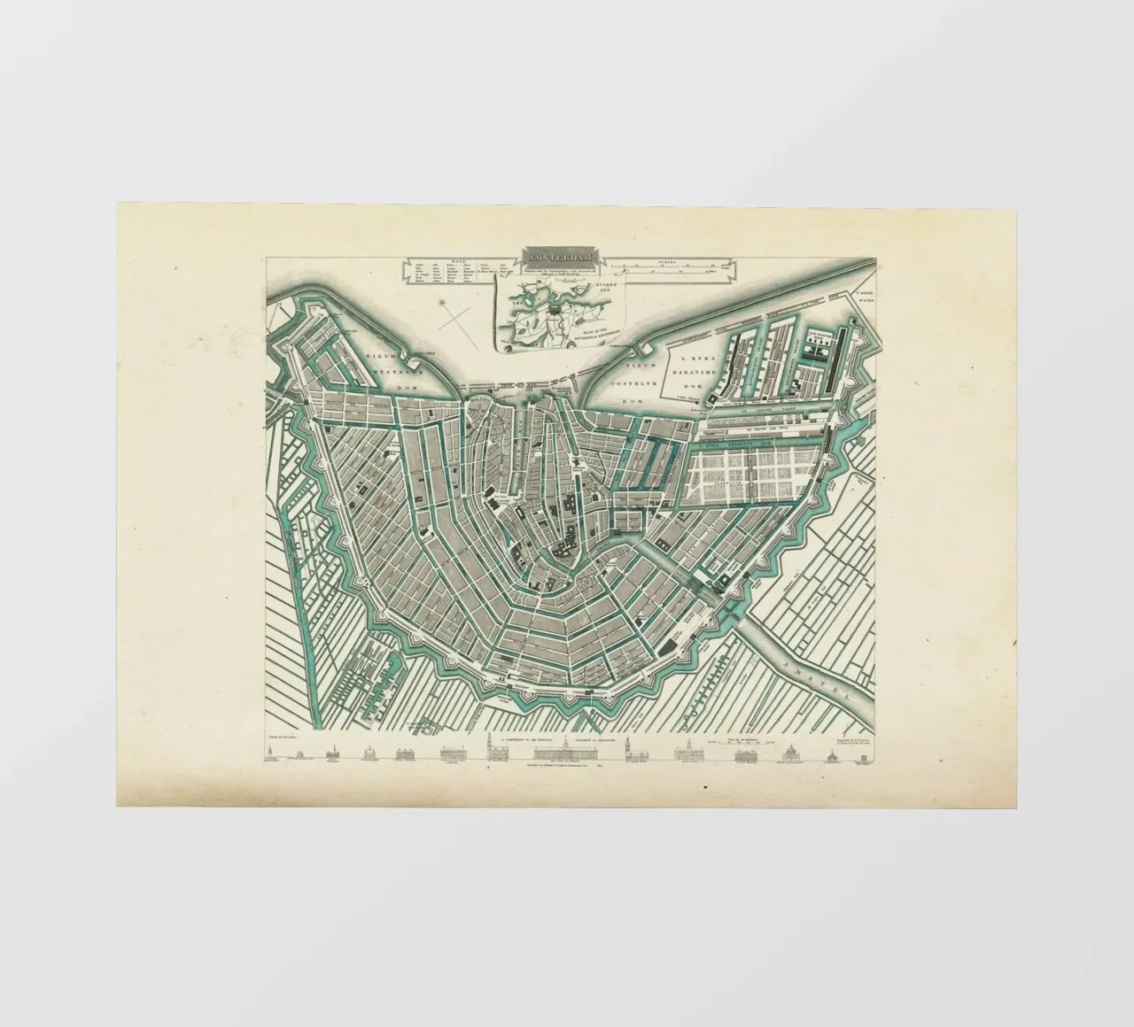 Amsterdam, The Netherlands, 1683 telo in pvc da Artokoloro Quint Lox Ltd