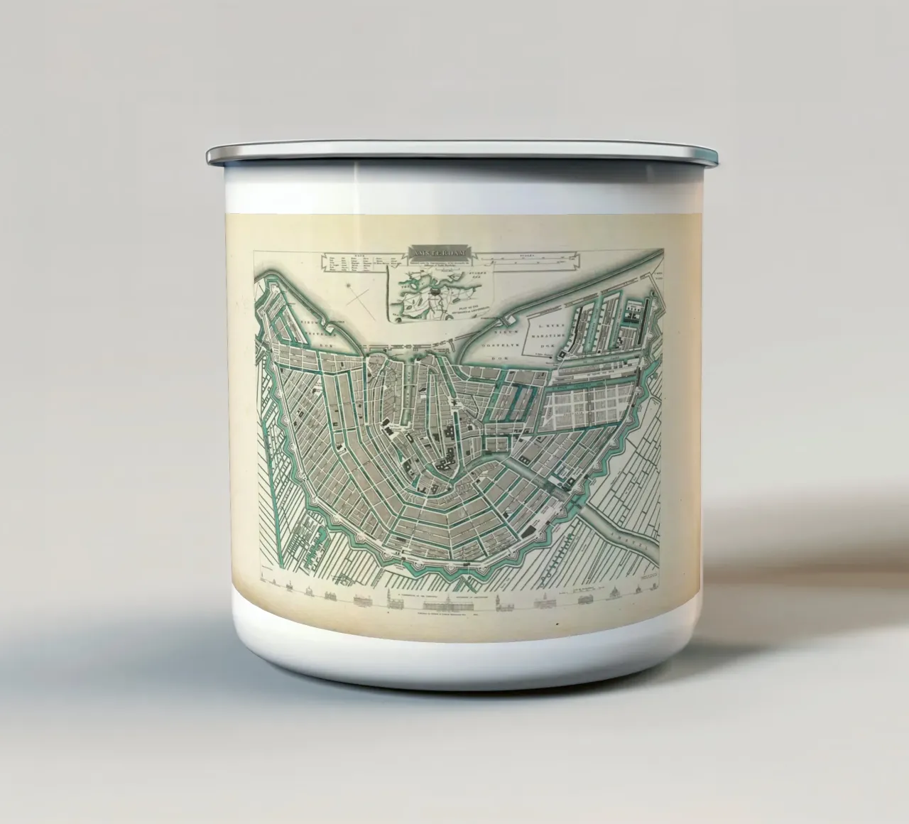 Amsterdam, The Netherlands, 1683 tazza in smalto da Artokoloro Quint Lox Ltd