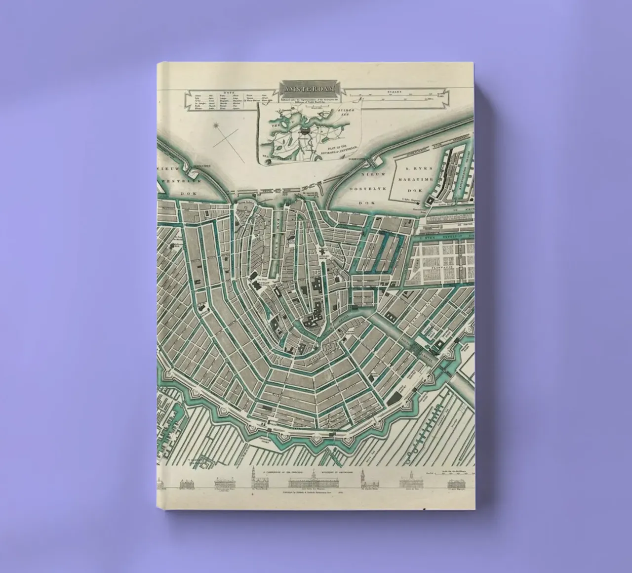 Amsterdam, The Netherlands, 1683 notebook by Artokoloro Quint Lox Ltd
