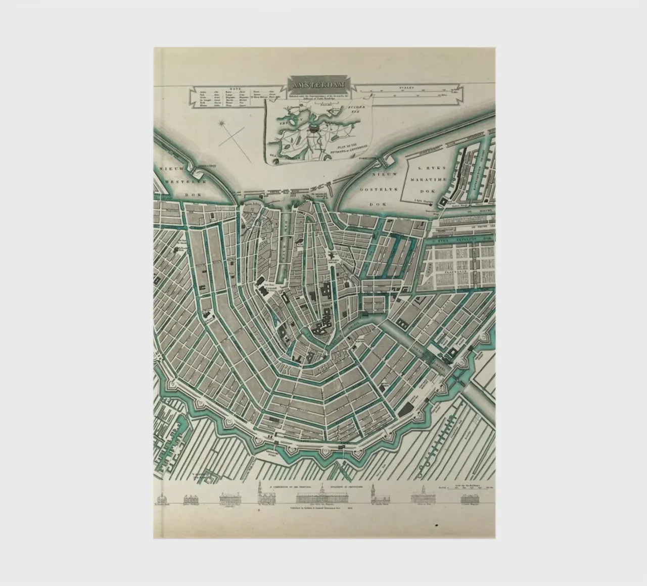 Amsterdam, The Netherlands, 1683 notebook by Artokoloro Quint Lox Ltd