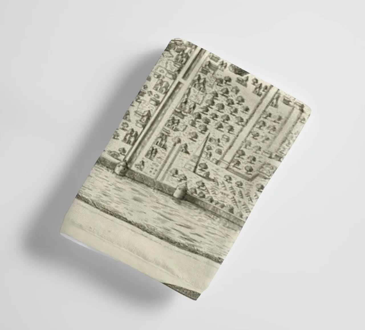 Deft, The Netherlands,Hogenberg, 1729 asciugamano da bagno da Artokoloro Quint Lox Ltd