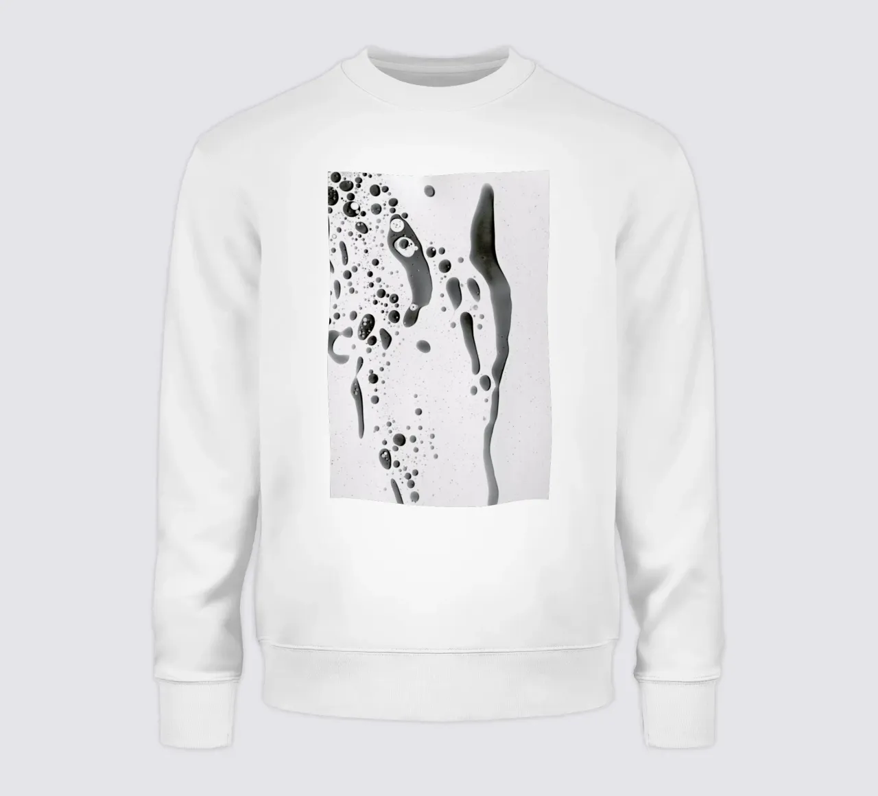 Abstract Color Confetti - Grey Black felpa da Studio Nahili