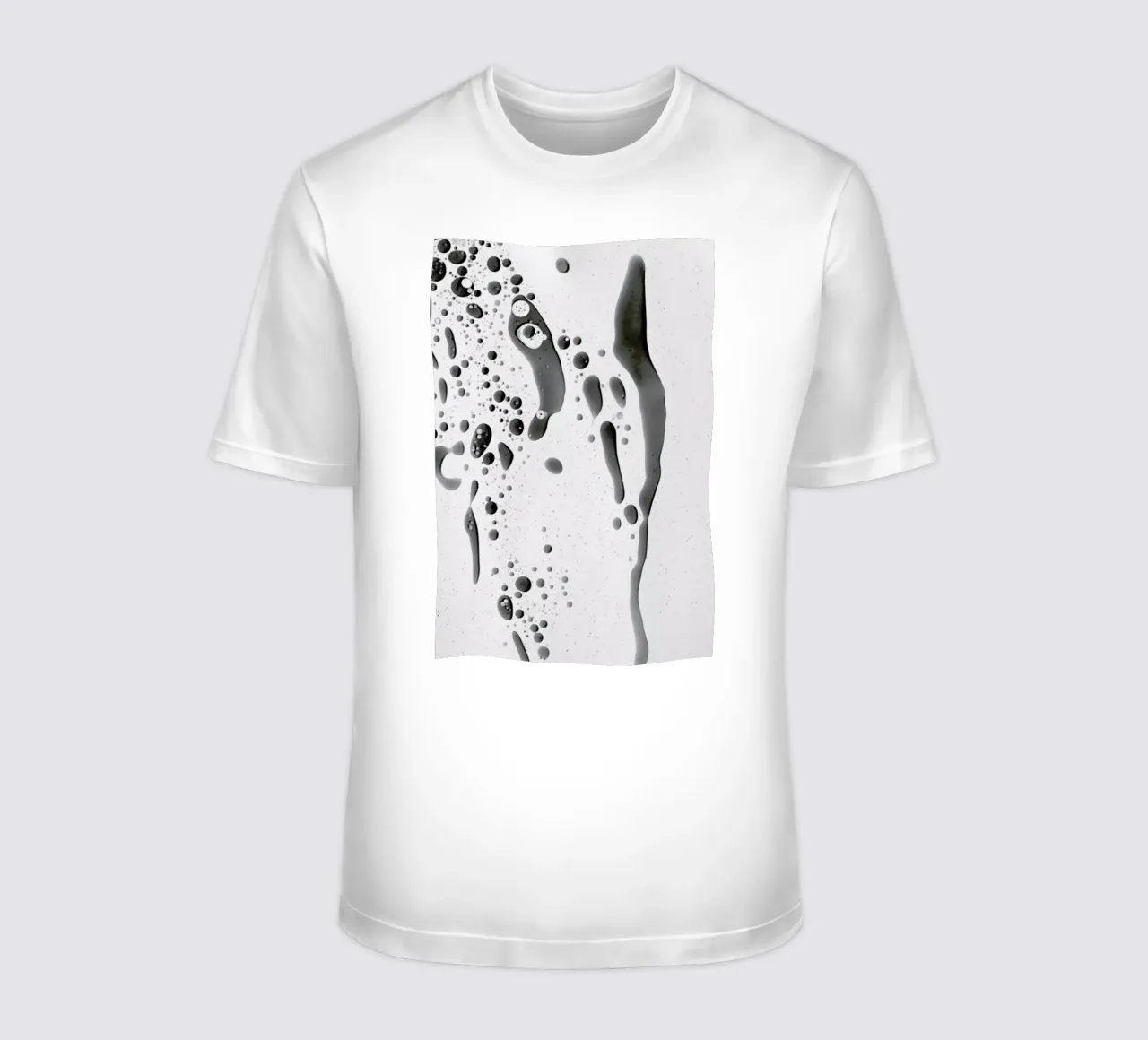 Abstract Color Confetti - Grey Black t-shirt da Studio Nahili