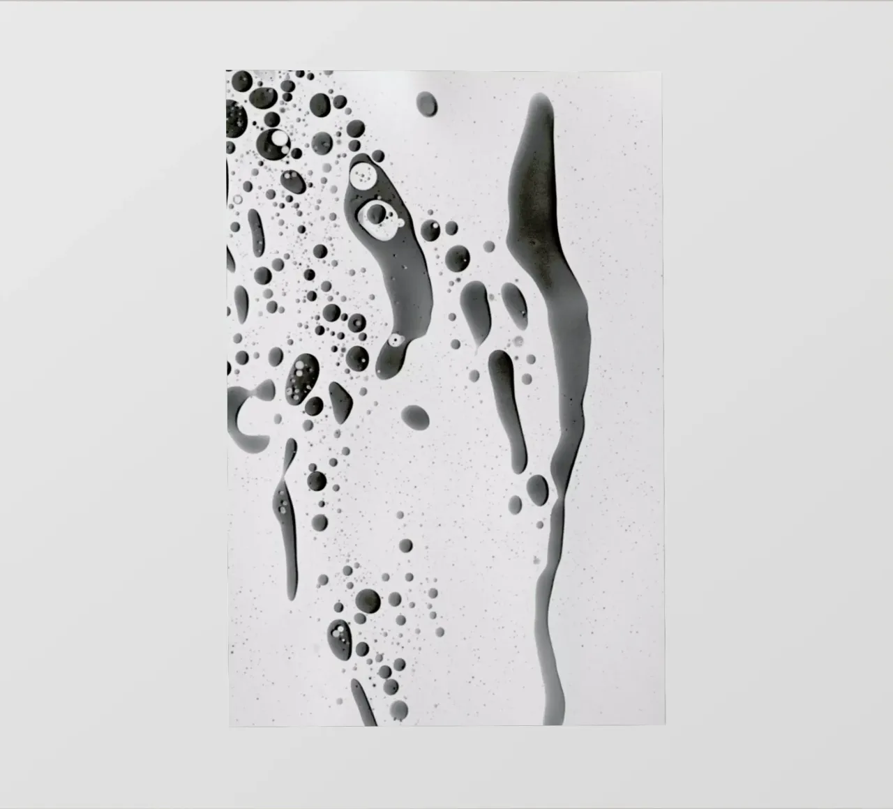 Abstract Color Confetti - Grey Black pellicola backlit da Studio Nahili