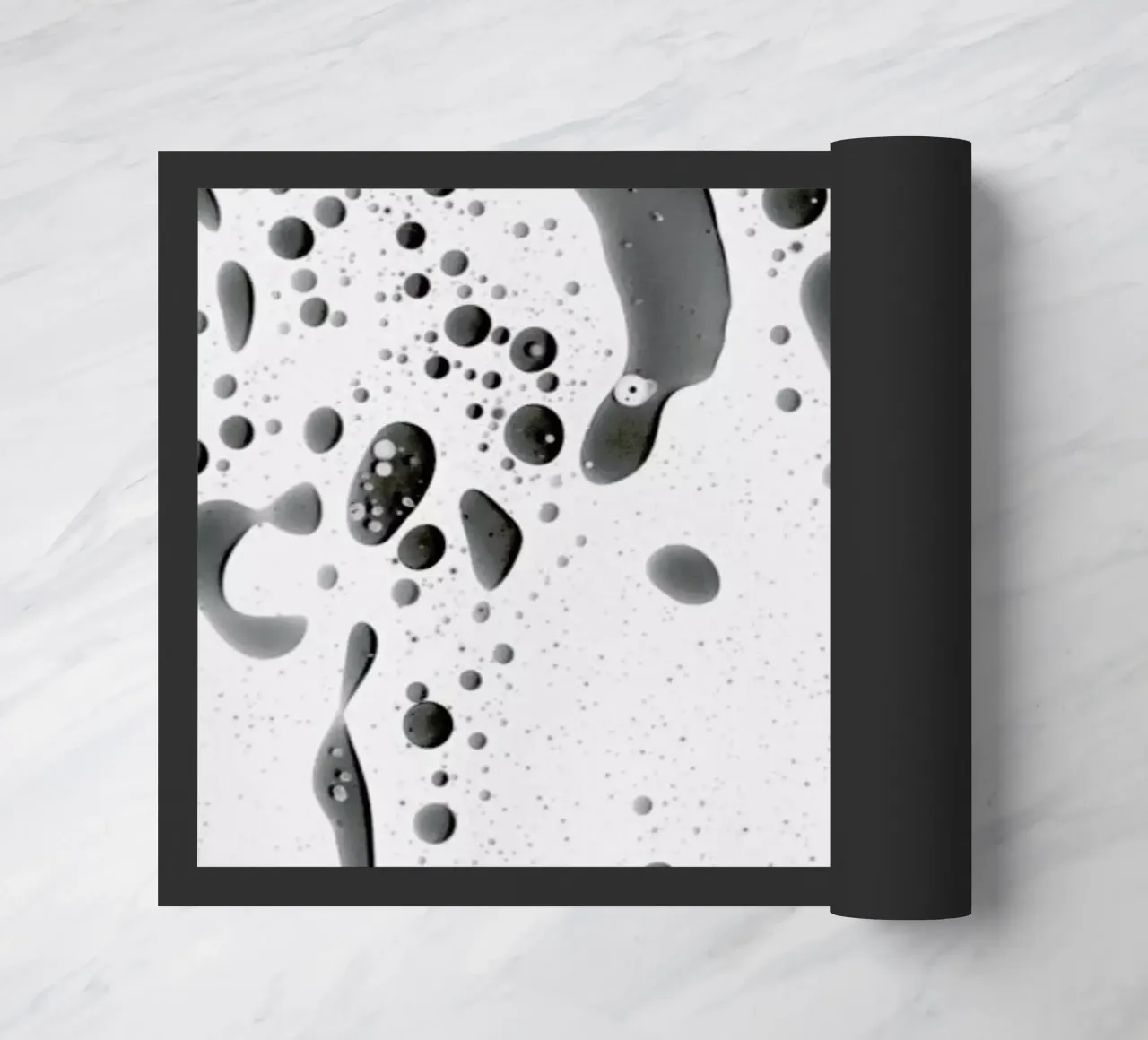 Abstract Color Confetti - Grey Black zerbino da Studio Nahili
