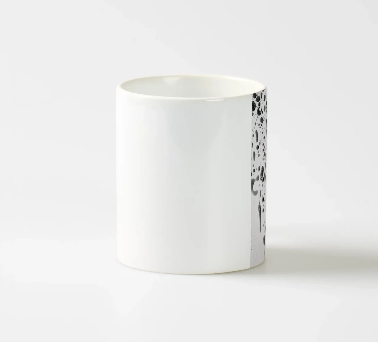 Abstract Color Confetti - Grey Black tazza in ceramica da Studio Nahili