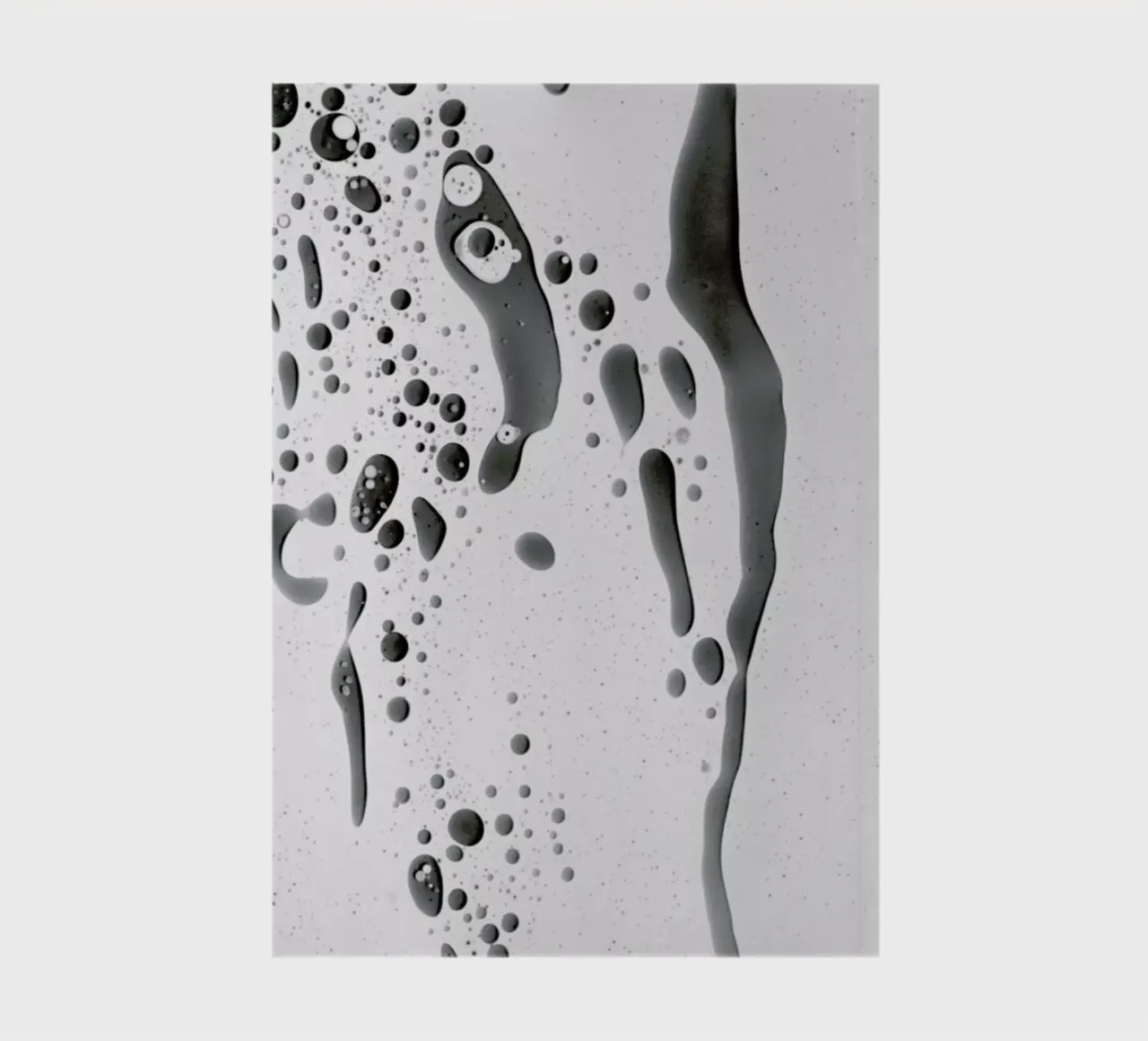 Abstract Color Confetti - Grey Black notebook by Studio Nahili