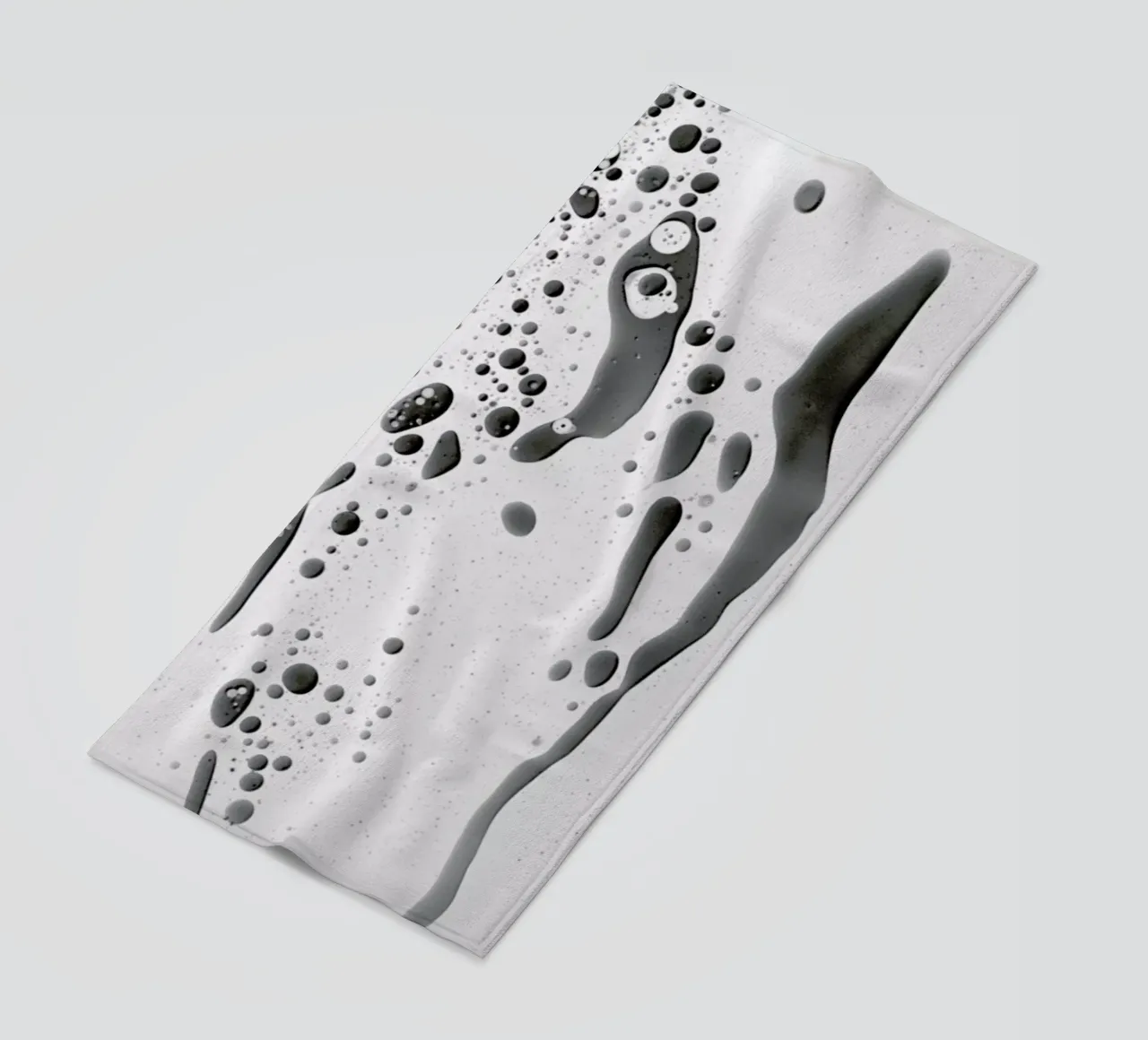 Abstract Color Confetti - Grey Black telo mare da Studio Nahili