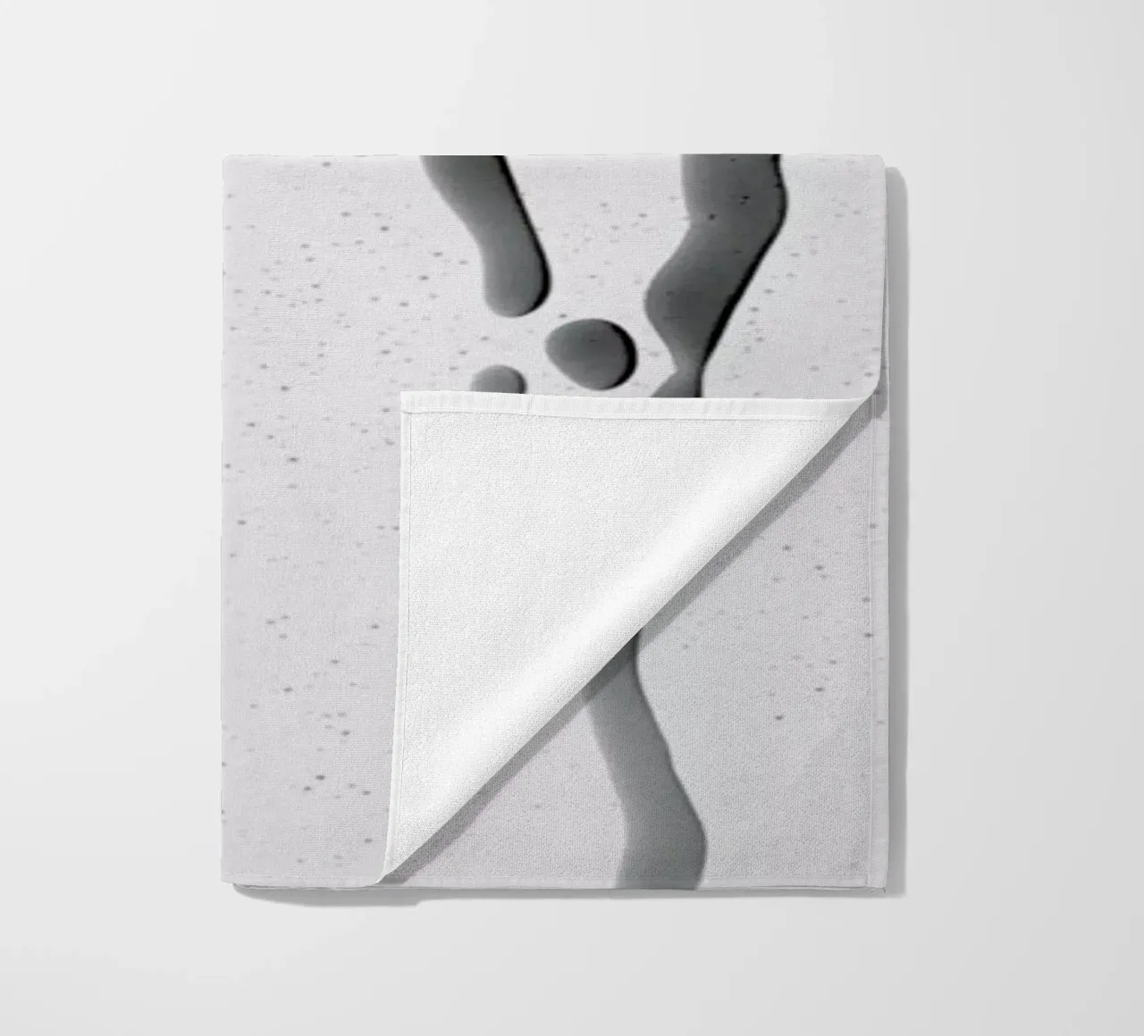 Abstract Color Confetti - Grey Black telo mare da Studio Nahili