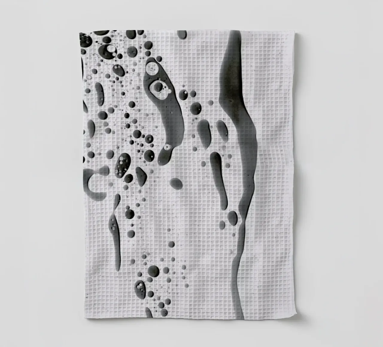 Abstract Color Confetti - Grey Black canovaccio da cucina da Studio Nahili