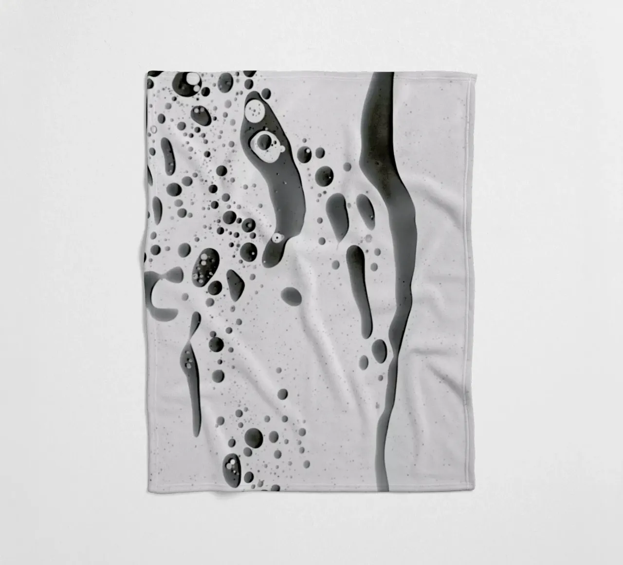 Abstract Color Confetti - Grey Black coperta in pile da Studio Nahili