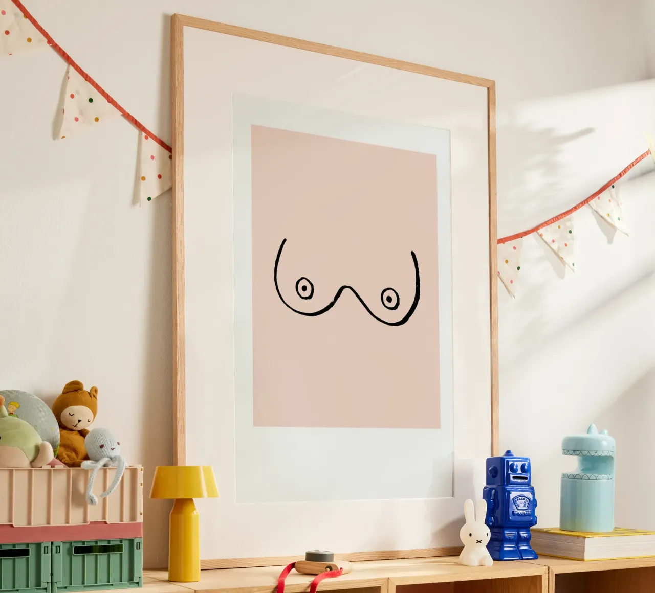 Busenfreunde No. 2 poster con telaio in alluminio da typealive