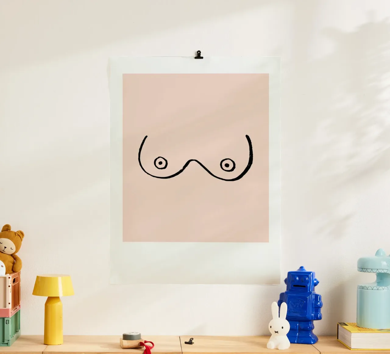 Busenfreunde No. 2 poster con telaio in alluminio da typealive