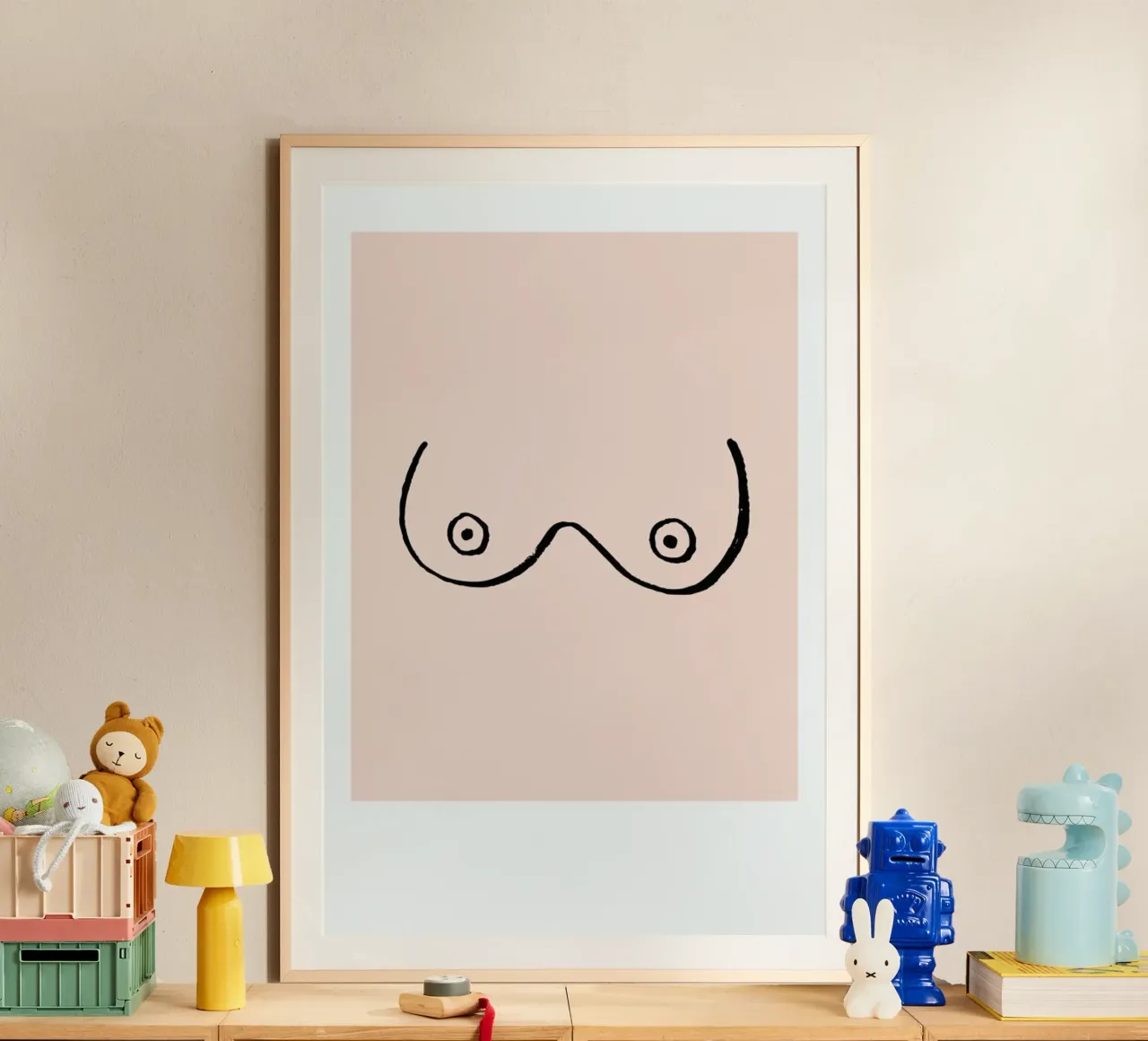 Busenfreunde No. 2 poster con telaio in alluminio da typealive