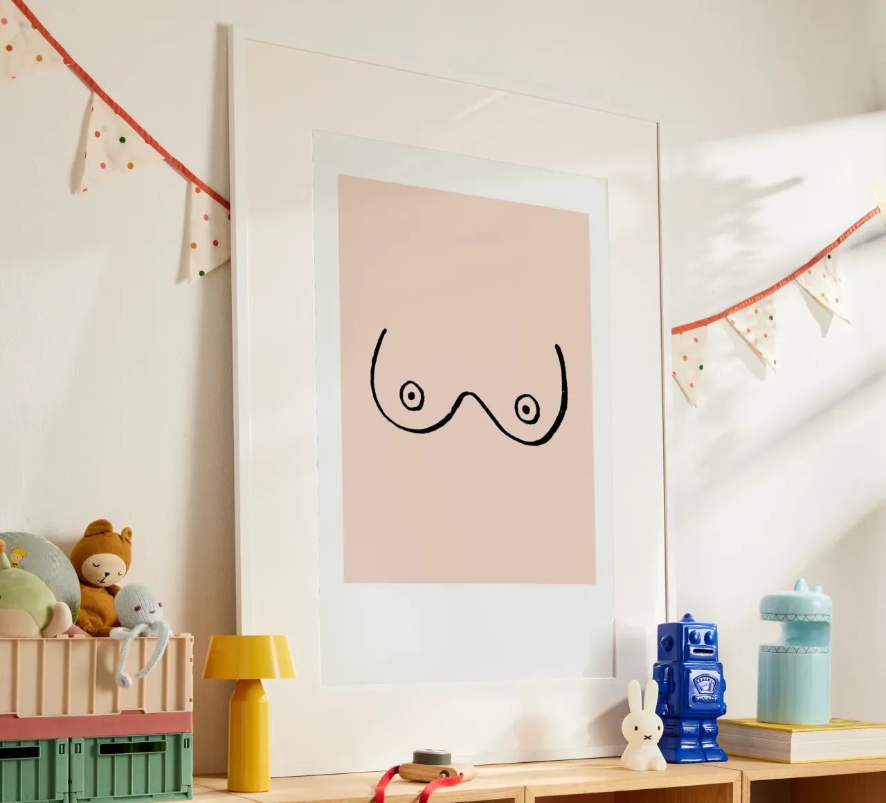 Busenfreunde No. 2 poster con telaio in alluminio da typealive