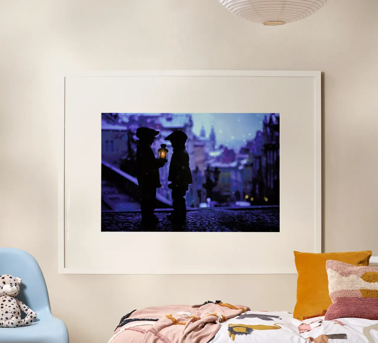 Twinkle Twinkle Little Flame - Tatyana Tomsickova poster con telaio in alluminio da Pictufy