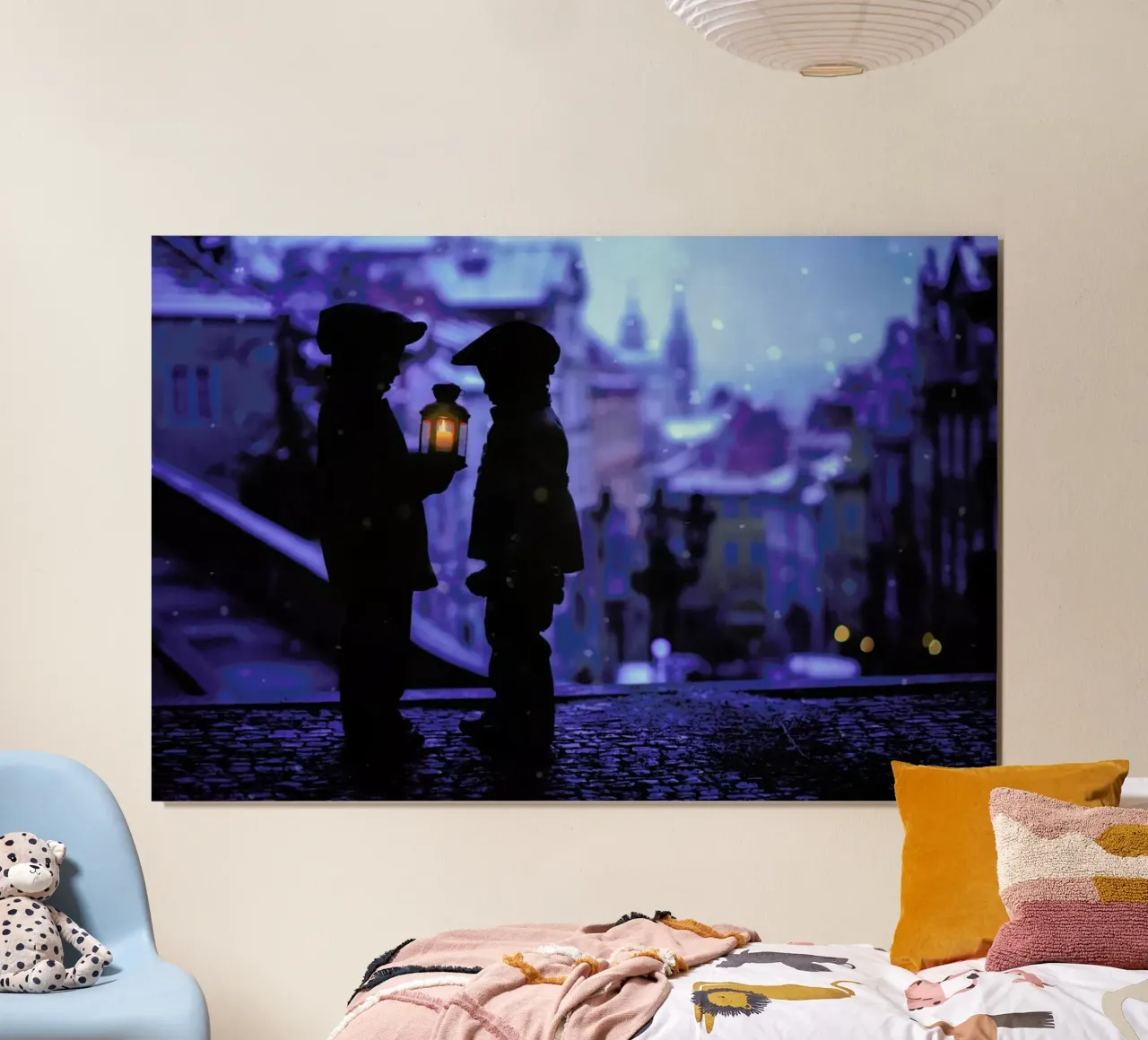 Twinkle Twinkle Little Flame - Tatyana Tomsickova poster con telaio in alluminio da Pictufy