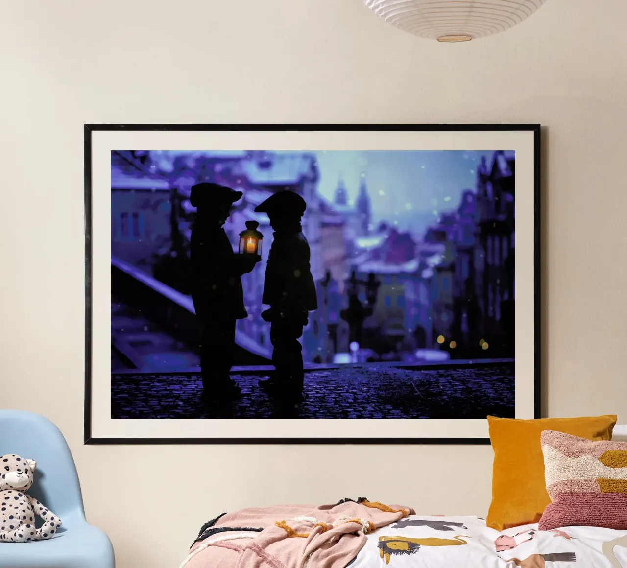 Twinkle Twinkle Little Flame - Tatyana Tomsickova poster con telaio in alluminio da Pictufy
