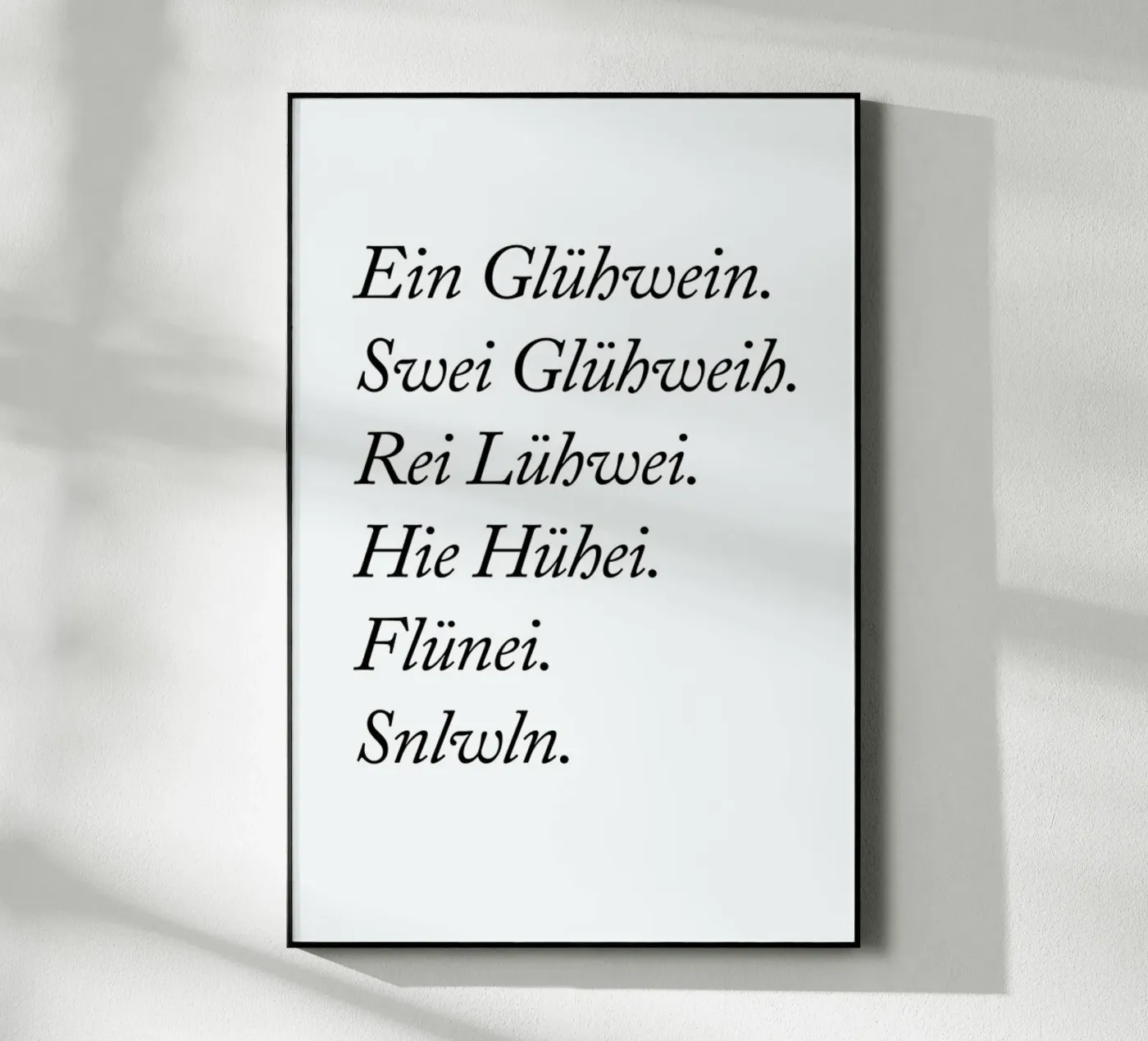 Glühwein acrylic glass by typealive