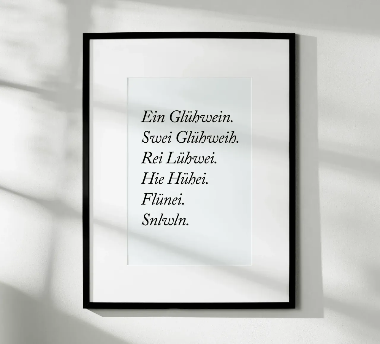 Glühwein poster da typealive