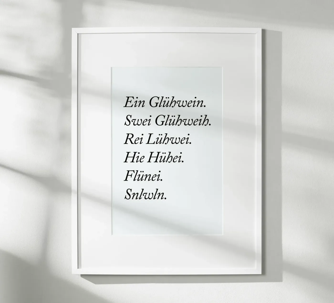 Glühwein poster da typealive