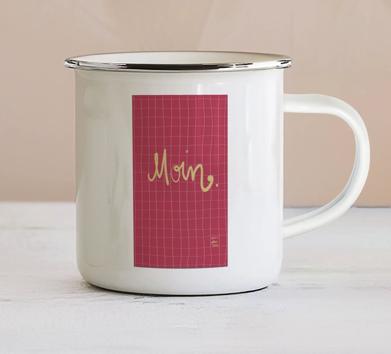 Moin. tazza in smalto da Beeeplan