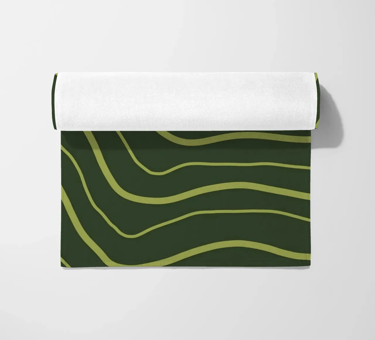 Linea verde minimalista telo mare da MODERN NUANCE