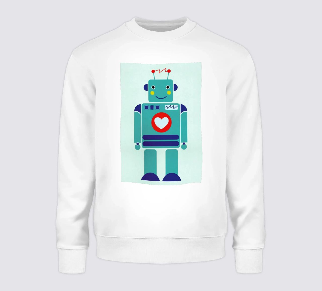 Robot with a Heart felpa da Little Flourishes